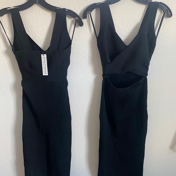 Alice + Olivia Lidia Twist Front Cut Out Dress - Picture 7 of 15